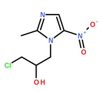奧硝唑分子結構圖