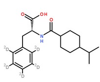 那格列奈分子結構圖
