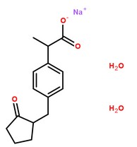 洛索洛芬鈉分子結構圖