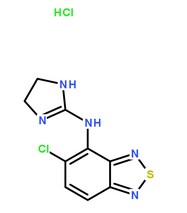 鹽酸替扎尼定分子結構圖