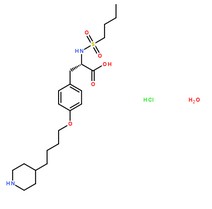 鹽酸替羅非班分子結構圖