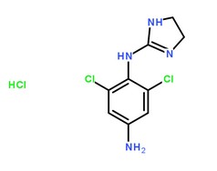鹽酸安普樂定分子結構圖