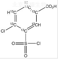 4-氯-3-氯磺酰基苯甲酸-13C6標準品