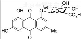 大黃素1-β-D-葡萄糖苷標準品