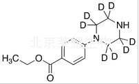 1-（4-乙氧羰基苯基）哌嗪-D8標(biāo)準(zhǔn)品