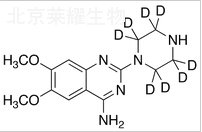2-哌嗪基-4-氨基-6,7-二甲氧基喹唑啉-d8標準品