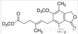 6-O-甲基霉酚酸甲酯-d9標準品