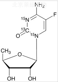 5'-脫氧-5-氟胞苷-13C,15N2標準品