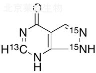別嘌呤醇-13C,15N2
