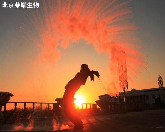 兵哥潑熱水瞬成冰
