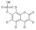 7-羥基硫酸香豆素-d5標準品