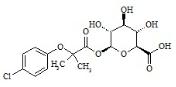 Clofibric acid-acyl-beta-D-Glucuronide