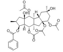 5,8,9,14-四乙酰氧基-3-苯甲酰氧基-10,15-二羥基苯醌標準品
