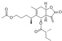 1-O-乙酰基-6α-O-（2-甲基丁酰基）溴苯甲內酯標準品