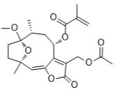 8α-(2-甲基丙烯酰氧基)-1-O-甲基陸地硫醇13-O-乙酸酯標準品