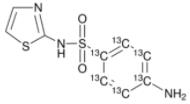 磺胺噻唑-13C6溶液標準物質