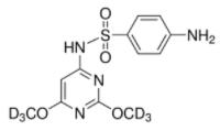 磺胺間二甲氧基嘧啶-D6溶液標準物質