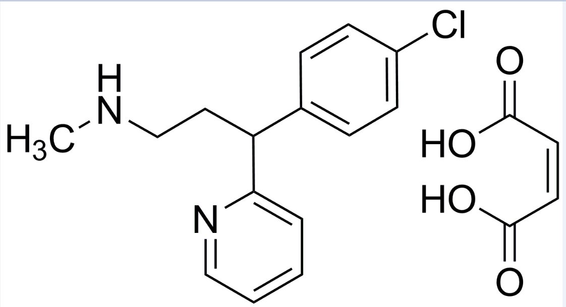 氯苯那敏馬來酸鹽雜質C標準品